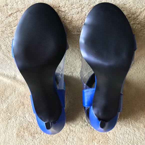 Enzo Angiolini Blue Open Toe Sandals - Picture 6 of 9